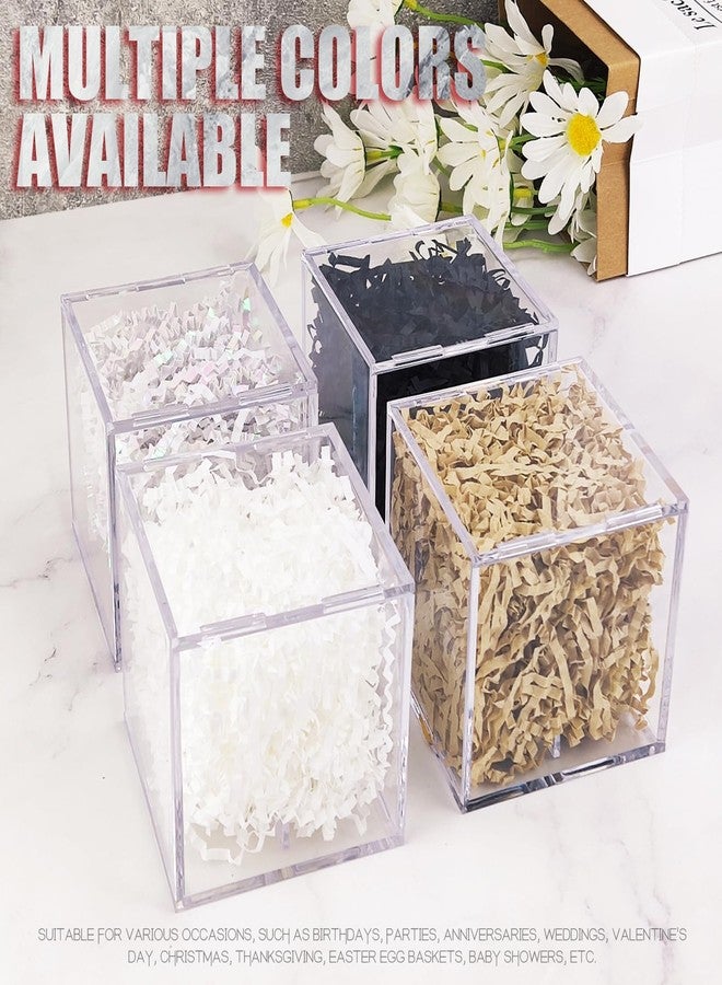 Lechay Crinkle Cut Paper Shred Filler, Box Filler Shredded Paper for Baskets Stuffing for Mother's Day Graduation Birthday Halloween (black) - Image 3